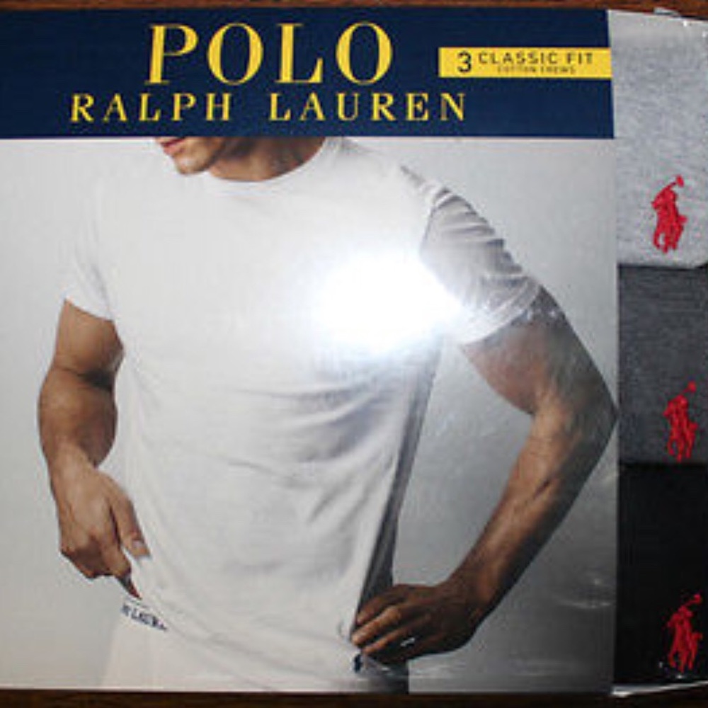NEW Men POLO Ralph Lauren 3 Pack Cotton Shirts